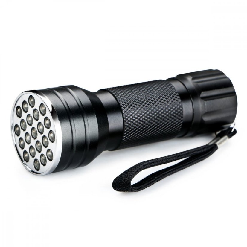 SV021 21 UV LED flashlight 2W - Effective UV torch with 21 LEDs