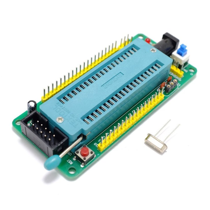 AVR minimální vývojová deska AT89S51/S52, programátor