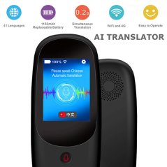 T6 Vícejazyčný Přenosný Hlasový Překladač s WiFi a 4G