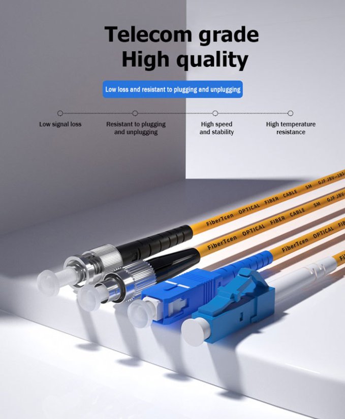 Optický patch kabel 0,3 mm - 1 m