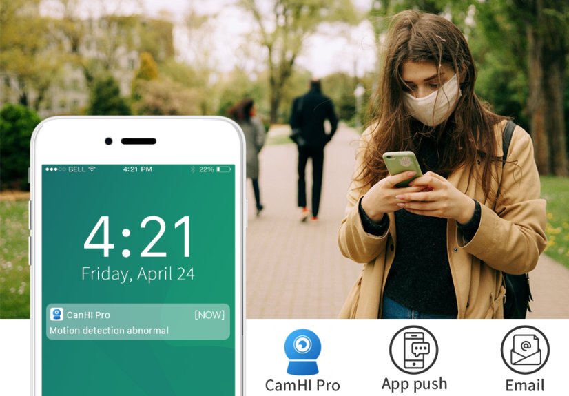 T01-H20W otočná 3MP HD WiFi IP P2P bullet kamera pro venkovní použití