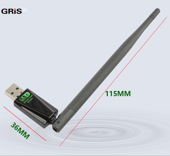 GE-LW09-AX303 WIFI6 280Mbps bezdrátový USB adaptér