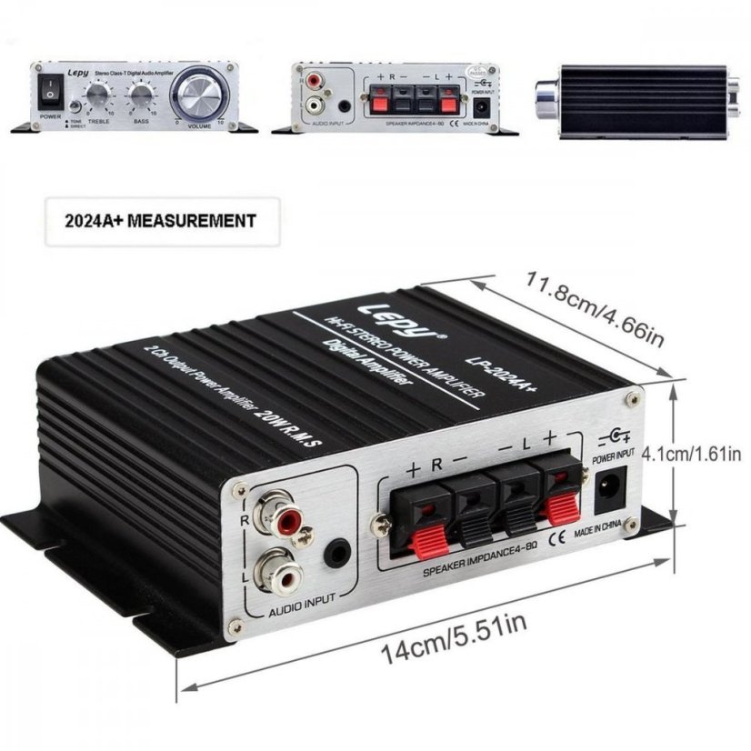 LP-2024A+ Plus Hi-Fi Zesilovač 2x20W
