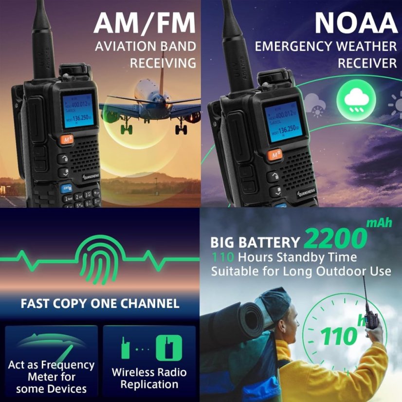 UV-K5R Plus Dual Band Ham Radio