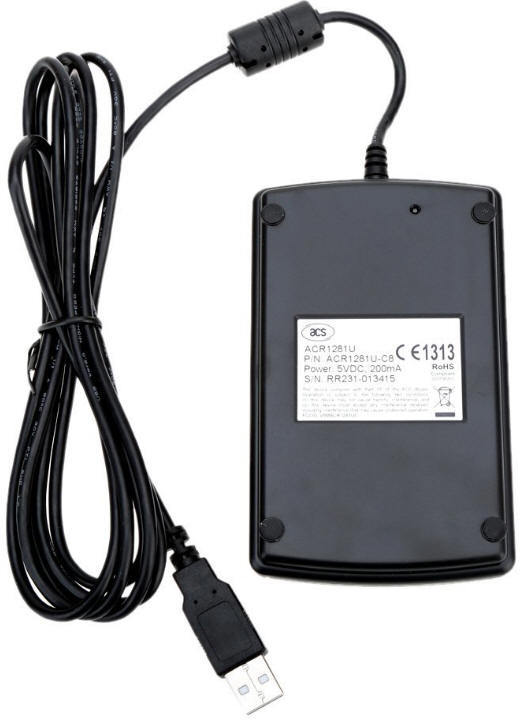 ACR1281U USB 13.56 MHz NFC and MIFARE Card Reader - Model: ACR1281U-C1