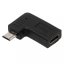 UC-213-RI USB-C F na micro USB M s letmým 90° konektorem