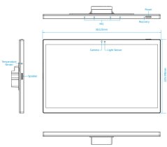 SMT1569 15.6" Industrial Tablet with PoE and Android 14