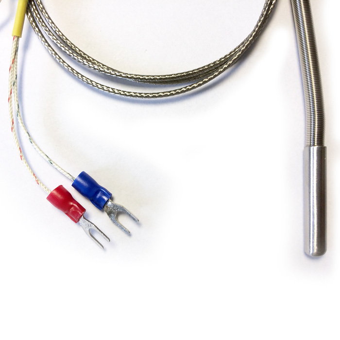 E-Type Thermocouple Temperature Sensor with Metal Sheathing