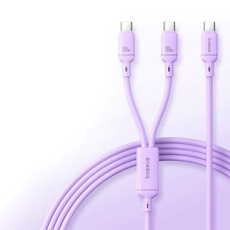 Kabel USB-C (M) - 2x USB-C (M) 1.5 m, rozbočovací