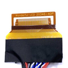 Kabel 20346-40P 1ch 6bit LVDS s FPC konektorem