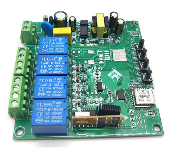 4-kanálový bezdrátový přepínač Smart Home WiFi LC-EWL-4R-HS - Model: LC-EWL-4R-HS-A2 (220V)