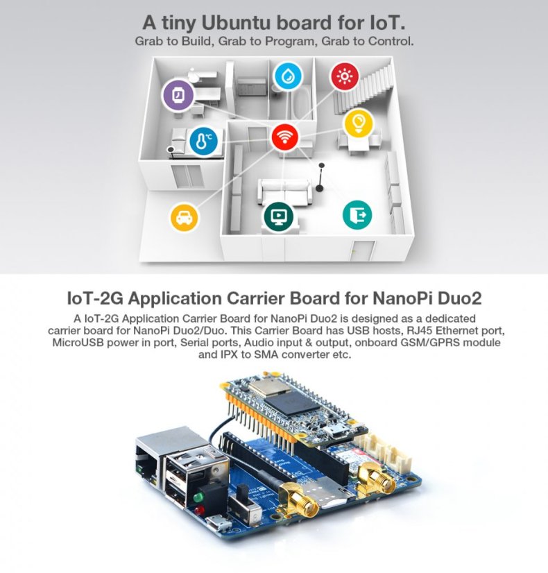 NanoPi Duo2 - Miniaturní ARM Deska