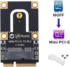 Fenvi F-C25NG M.2 na mPCIe Mini PCI-E adaptér