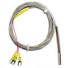 RTD Temperature Sensor with Metal Sheathing and Tube