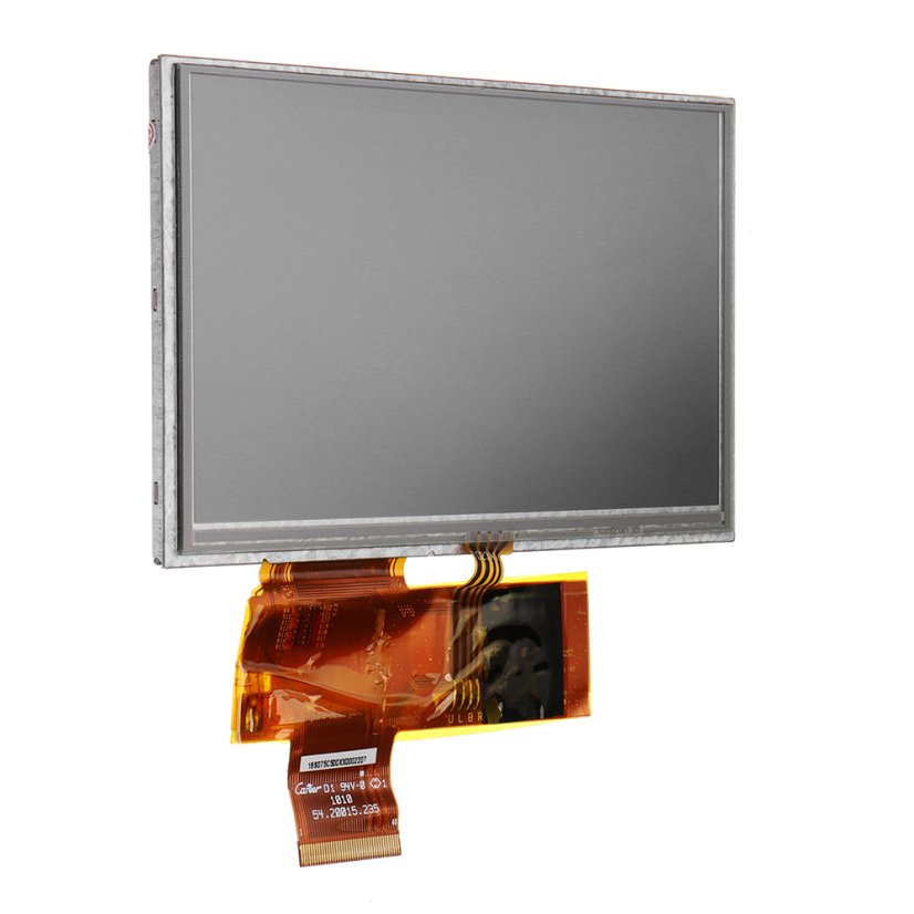 5" TFT LCD Display 800x480 40pin with Touch Panel - Touch technology: RTP