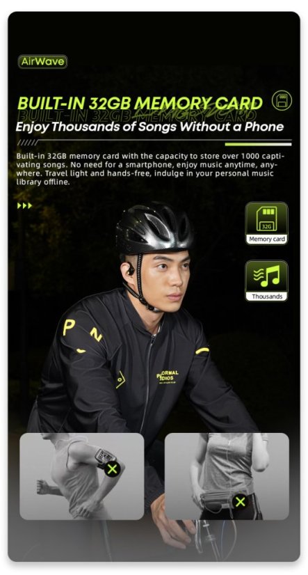 AirWave BE10 Open Headphones for Sports