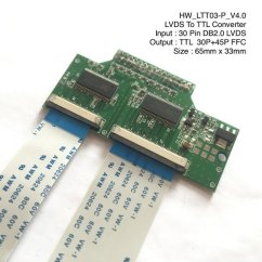 TT03_P_V5 LVDS na TTL univerzální adaptér pro LCD