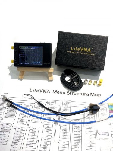 LiteVNA 6GHz Přenosný Vektorový Síťový Analyzátor