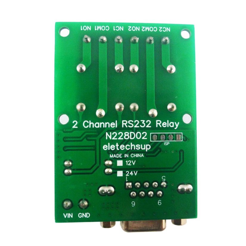 N228D02 2-Channel RS232 Relay Board