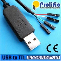 Original Prolific PL2303TA USB to TTL UART Cable