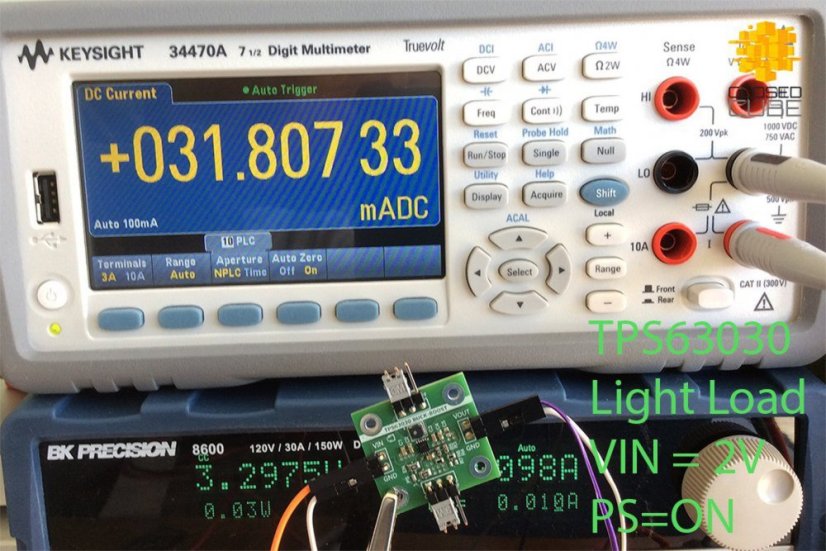 TPS63030 Buck-Boost Converter s vysokou účinností