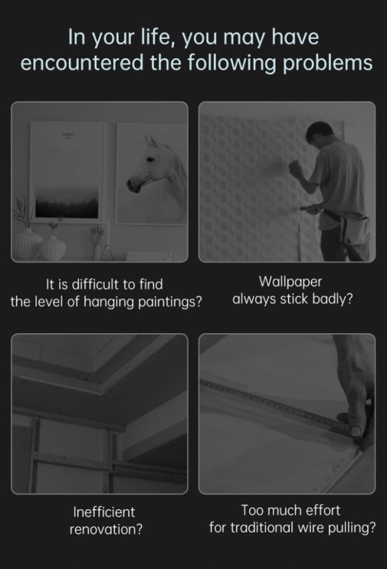 LI1 Digital Inclinometer with Laser Level - Accurate Angle Measurement