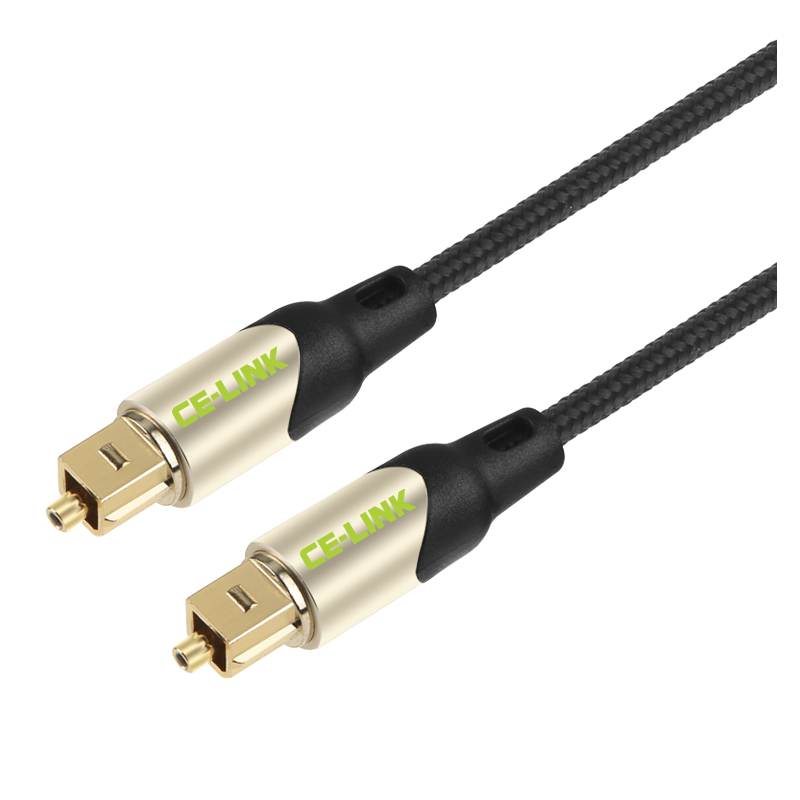 Ce-link 2751 Toslink SPDIF kabel - Metal - Délka: 1m