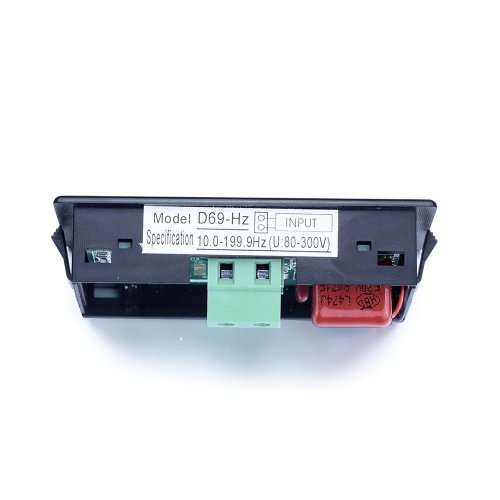 D69-HZ Digitální LCD Frekventometr 10-200Hz AC 80-300V
