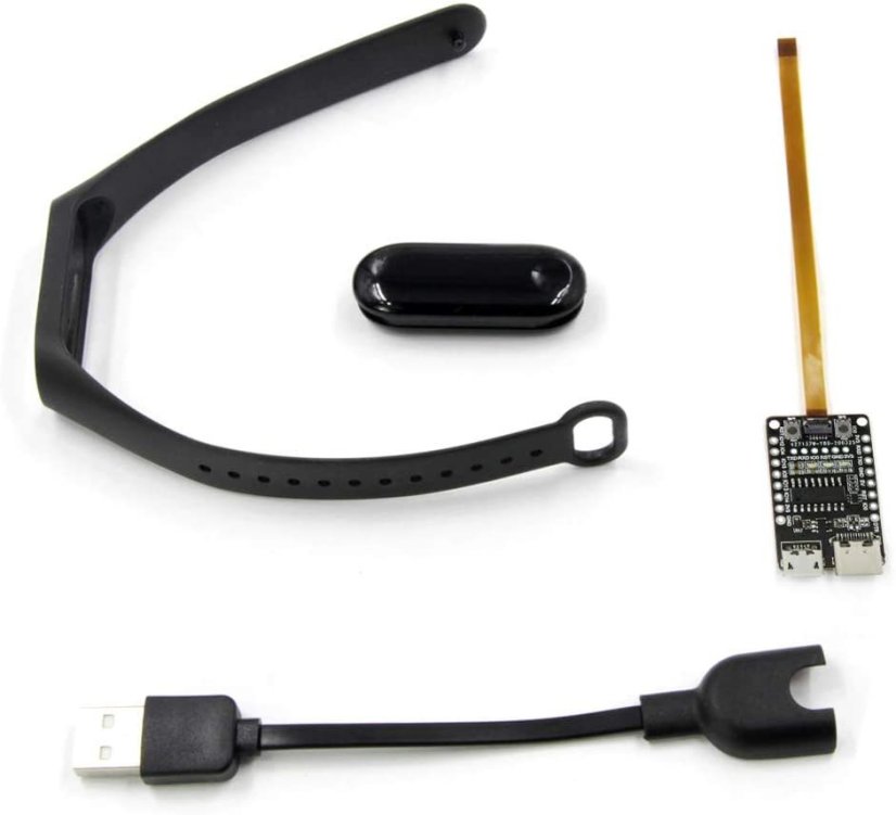 LILYGO® TTGO T-Wristband - Programovatelný náramek s ESP32