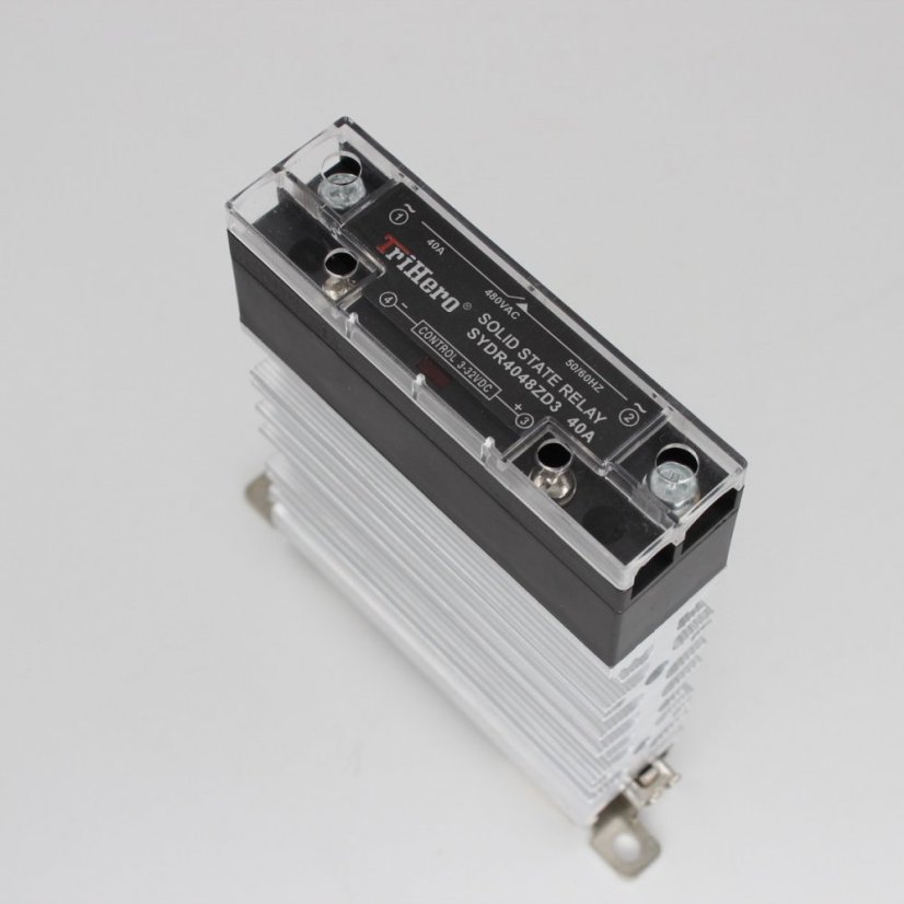 AC-AC Slim SSR DIN Relay 15A, 25A, 40A - Rated load current: 15A