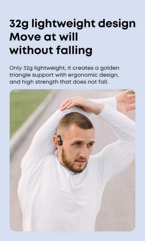 OPENTEC Swim 1: Wireless Open-ear Headphones for Swimming and Sports