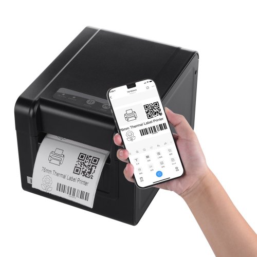 HQ80 78mm USB+BT termální tiskárna štítků