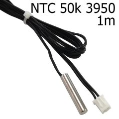 NTC Temperature Sensor 50K 3950 - 1m, Waterproof