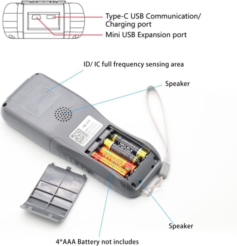 iCopy X100 - Ruční čtečka RFID čipů a karet