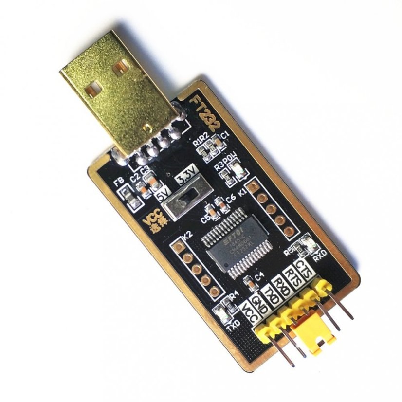 Převodník USB na UART TTL s FTDI FT232RL čipem - 6PIN