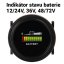 Digital Battery Status Indicator RL-BI002 for 12V, 24V, 36V, 48V, and 72V