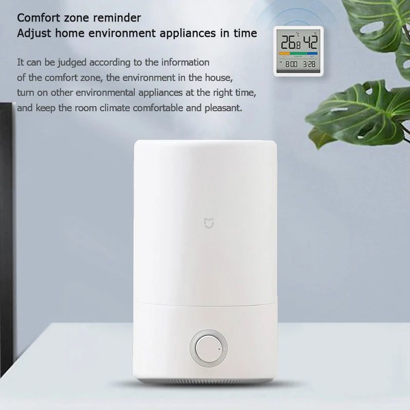 MIIIW NK5253 Mini Thermometer and Hygrometer 3-in-1 with Alarm