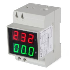 D52-2042 100A LED digitálny ampérmeter/voltmeter DIN AC