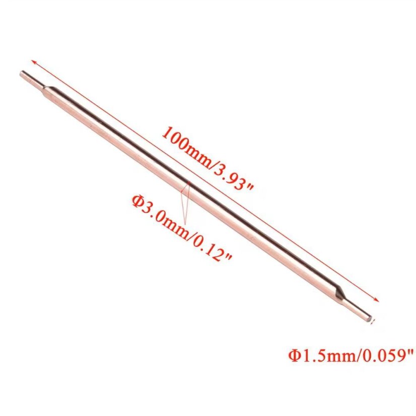 Hroty pro bodové svařování 10ks (3x100mm)