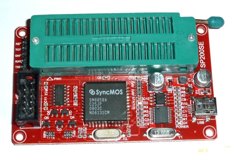 Programátor SP200S/SP200SE USB pro ATMEL/MICROCHIP/SST/ST/WINBOND