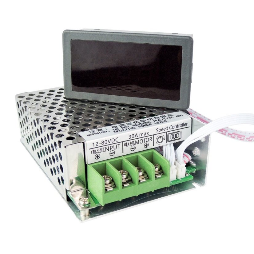 Regulátor otáček DC motorů - PWM 12V-80V 30A