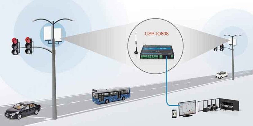USR-IO808-EWR, 8CH WiFi Smart Home Switch
