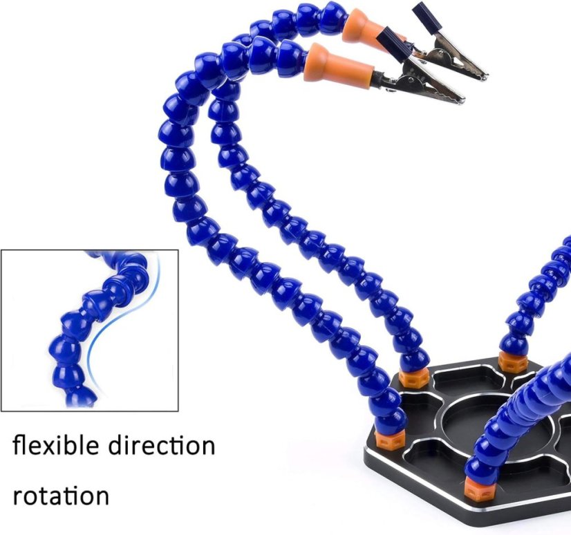 Flexible Third Hand DH-601 with 6 Arms