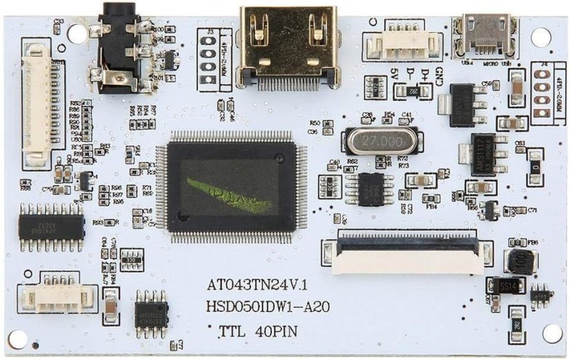 Ovladač PCB800816 pro TFT LCD displej