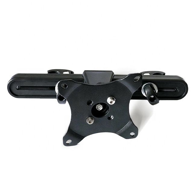 Universal VESA Monitor and Tablet Holder for Car with Headrest Mount