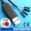 USB TTL UART Kabel FTDI FT230XS - Originální DuPont