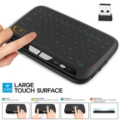 H18 Mini Touchpad Keyboard - Wireless QWERTY Keyboard with Touchpad