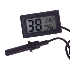 Built-in Digital LCD Thermometer and Hygrometer T245