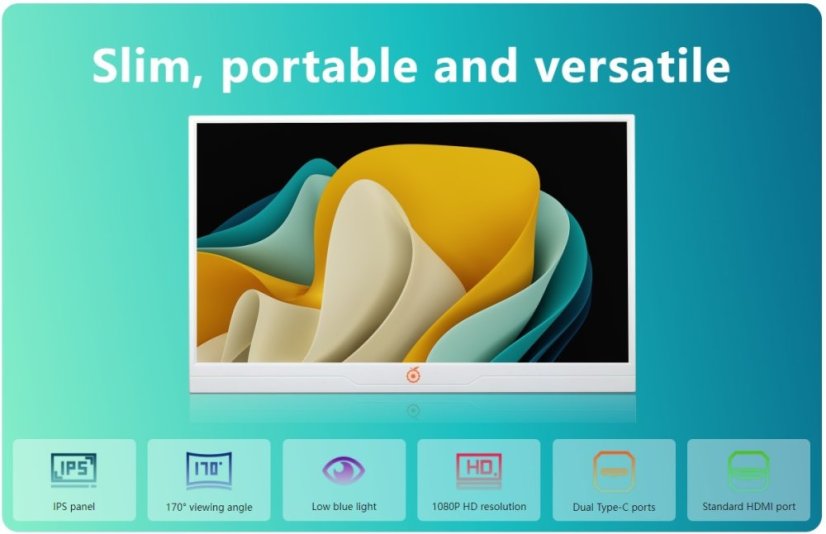 14palcový přenosný displej pro Orange Pi 800