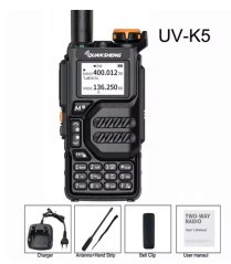 UV-K5R Plus Dvoupásmová Ruční Radiostanice